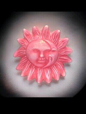 Pink Sun Moon Celestial Candle